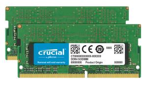 Crucial 32GB Kit 16gb x2 Ddr4 Pc4-19200 Cl17 Dr X8 Unbuff SoDIMM 260pin