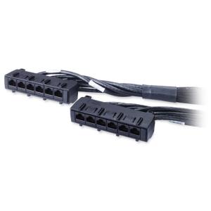 Data Distribution Cable - CAT6 - UTP - CMR - 6xRJ-45 - 4.5m - Black