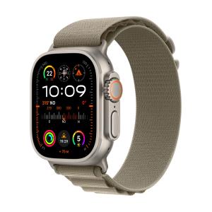 Watch Ultra 2 Gps + Cellular 49mm Titanium Case With Olive Alpine Loop - Medium