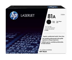 Toner Cartridge - No 81A - 10.5k Pages - Black