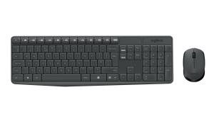 Mk235 Wireless Keyboard / Mouse Grey Azerty French