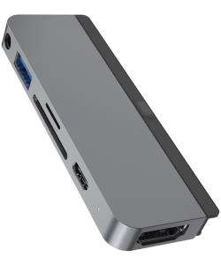 Hyper 6-in-1 iPad Pro USB-c Hub Grey