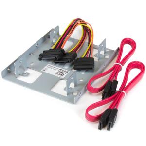 Dual 2.5in SATA Hard Drive To 3.5in Bay Mounting Bracket