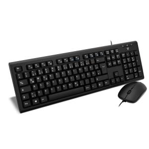 Keyboard Mouse Desktop Cku200 USB German Layout Ps2 Adapter