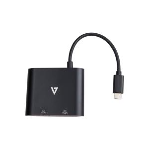 Video Adapter - USB-c Male To 2x Hdmi Female - Black