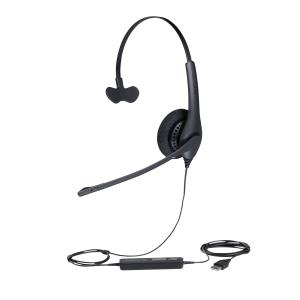 Headset Biz 1500 - Mono - USB - Black - Noise-cancelling - Wideband Boom Ip Telephony