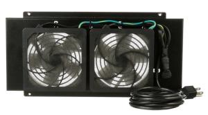 Wall Mount Cabinet High Flow Fan Kit, Euro Plug, 120CFM