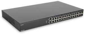 CE0128PB Switch (Limited Lifetime Warranty) L3 Managed 24 x 100/1000/10000 + 4 x 1 Gigabit / 10 Gigabit SFP+ rack-mountable PoE+ (185 W)