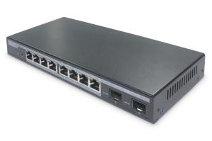 L2 managed Gigabit Ethernet PoE Switch 8-port PoE + 2-port SFP, 86W PoE budget