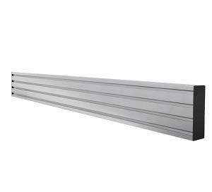 Horizontal Mounting Bar - 1.5m System X, Silver