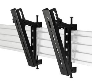 Flat Screen Interface Arms W/ Tilt (pair), Black Vesa 200