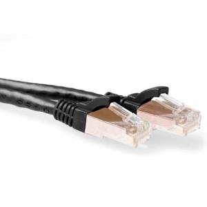 CAT6a Sstp Pimf Patchcable Snagless Black 15m
