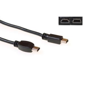 USB On The Go Cable Mini USB A5 Male - Mini USB B5 Male