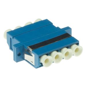 Fiber Optic Lc-lc Quad Adapter Singlemode Os2