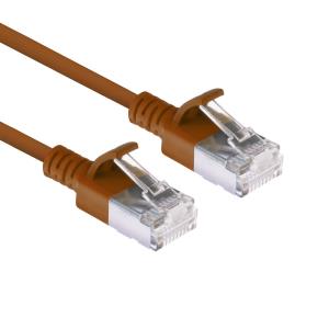 Patch Cable - CAT6A - LSZH U/FTP - 50cm - Brown