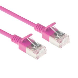 Patch Cable - CAT6A - LSZH U/FTP - 50cm - Pink