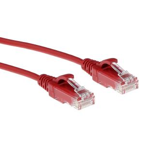 Slimline Patch Cable - CAT6 - U/UTP - 10m - Red