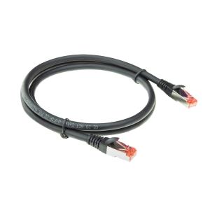 Patch cable - CAT6A - U/FTP - 2m - Black