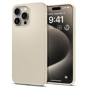 iPhone 15 Pro Max Case 6.7in Thin Fit Mute Beige